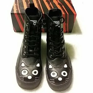 Hot Topic T.U.K. kitten combat boots